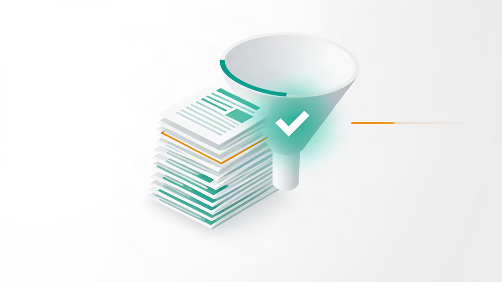 AI literature screening funnel for systematic reviews